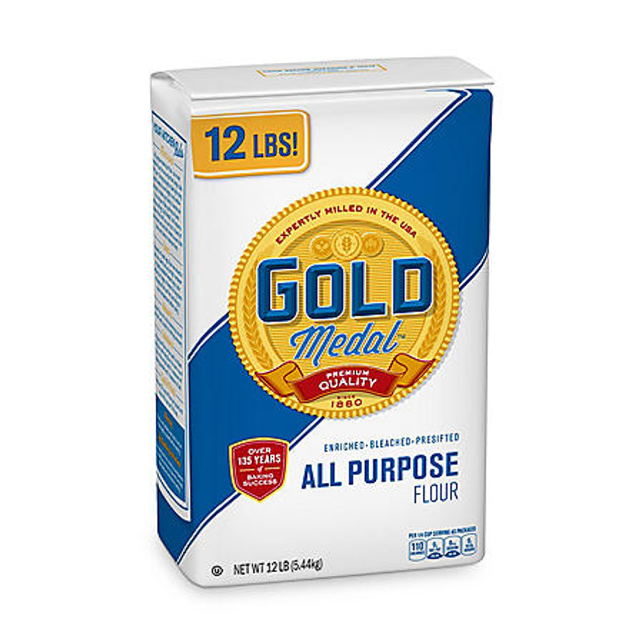 Gold Medal All Purpose Flour (5.44 kg., 12 lbs.) - [From 47.00 - Choose pk Qty ] - *Ships from Miami