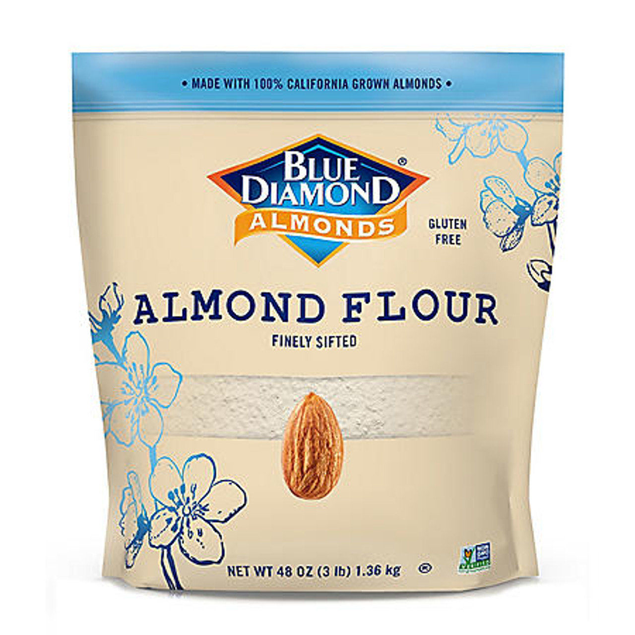Blue Diamond Almond Flour (48 oz.) - [From 64.00 - Choose pk Qty ] - *Ships from Miami