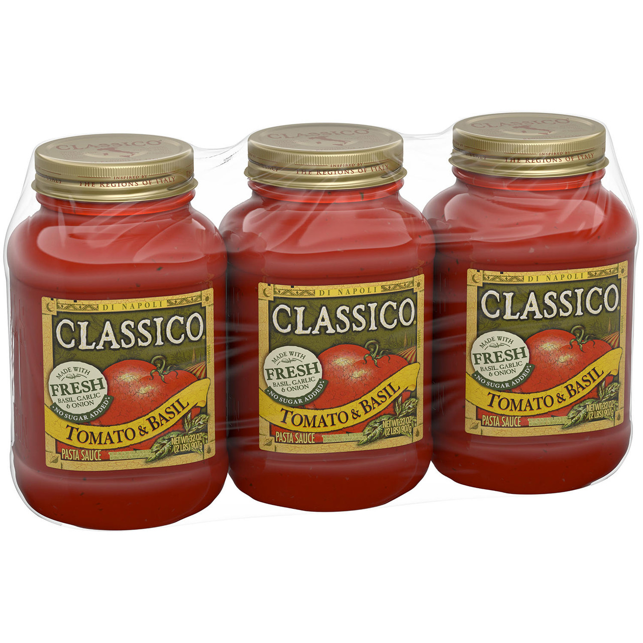 Classico Tomato and Basil Pasta Sauce (32 oz., 3 pk.) - [From 51.00 - Choose pk Qty ] - *Ships from Miami