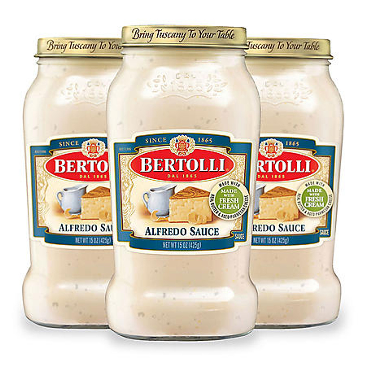 Bertolli Alfredo Sauce with Aged Parmesan Cheese (15 oz., 3 pk.) - [From 45.67 - Choose pk Qty ] - *Ships from Miami