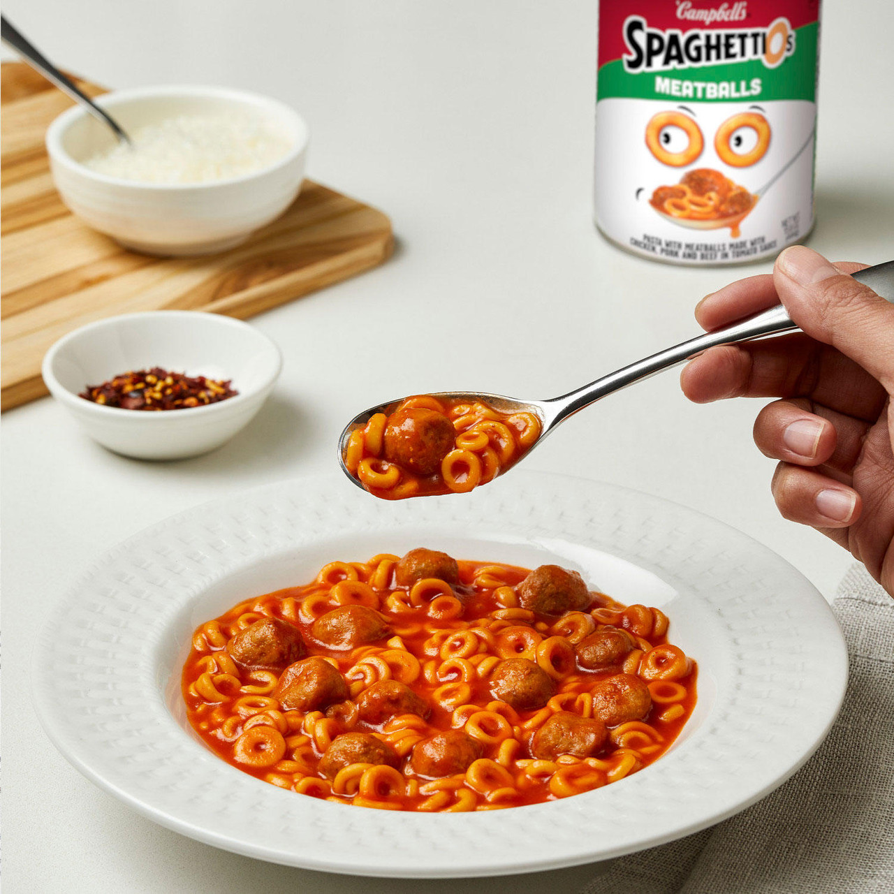 Campbell's SpaghettiOs Canned Pasta with Meatballs (15.6 oz., 12 pk.) - [From 60.00 - Choose pk Qty ] - *Ships from Miami