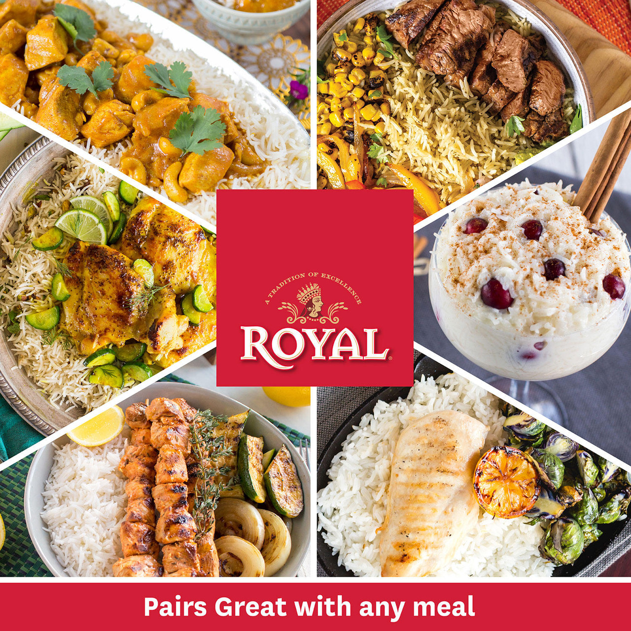 Royal Basmati Rice (20 lbs.) - [From 87.00 - Choose pk Qty ] - *Ships from Miami