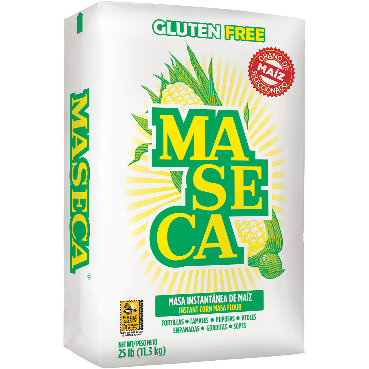 Maseca Masa Corn Flour (25 lbs.) - [From 96.00 - Choose pk Qty ] - *Ships from Miami