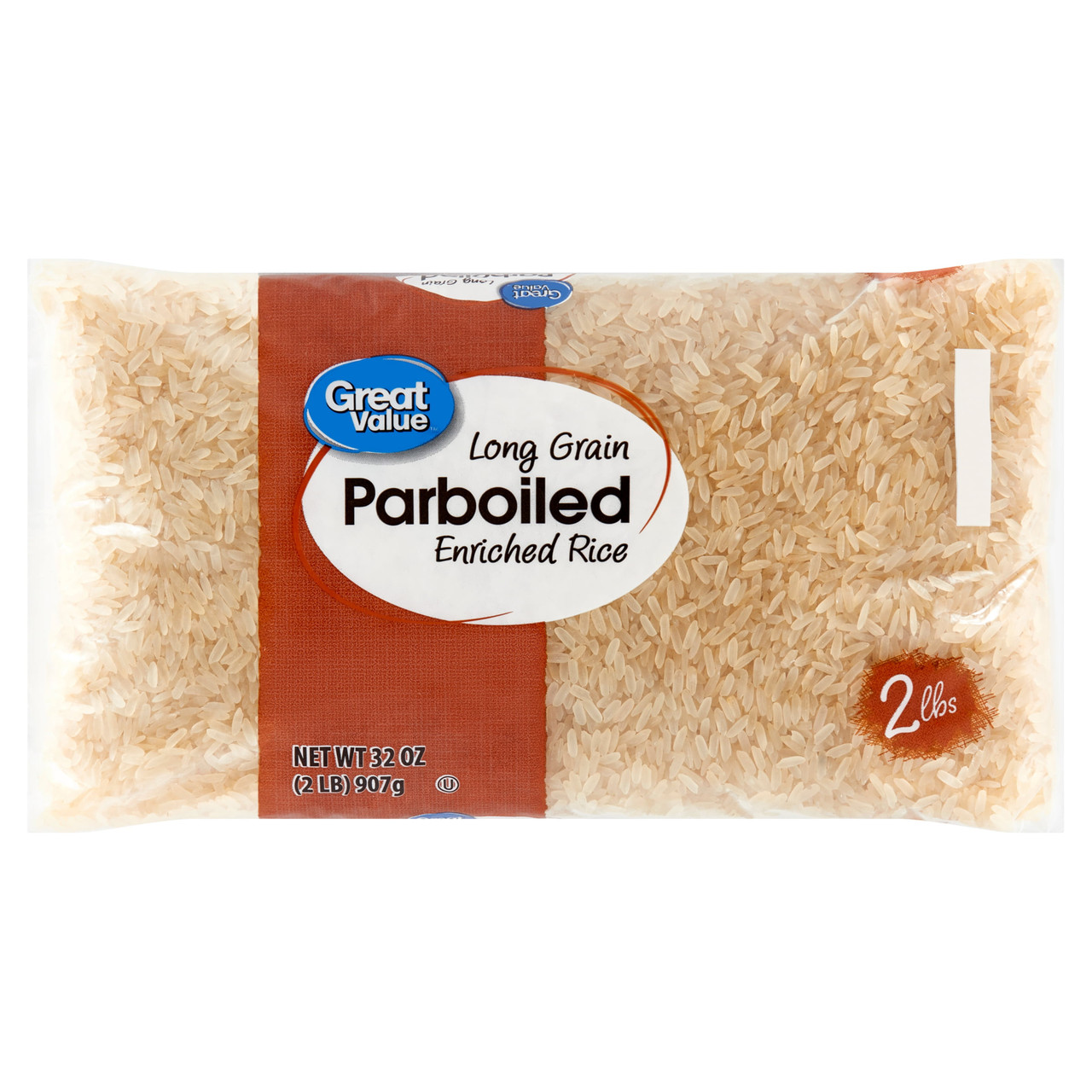 Great Value Long Grain Parboiled Enriched Rice, 32 oz - [From 11.00 - Choose pk Qty ] - *Ships from Miami