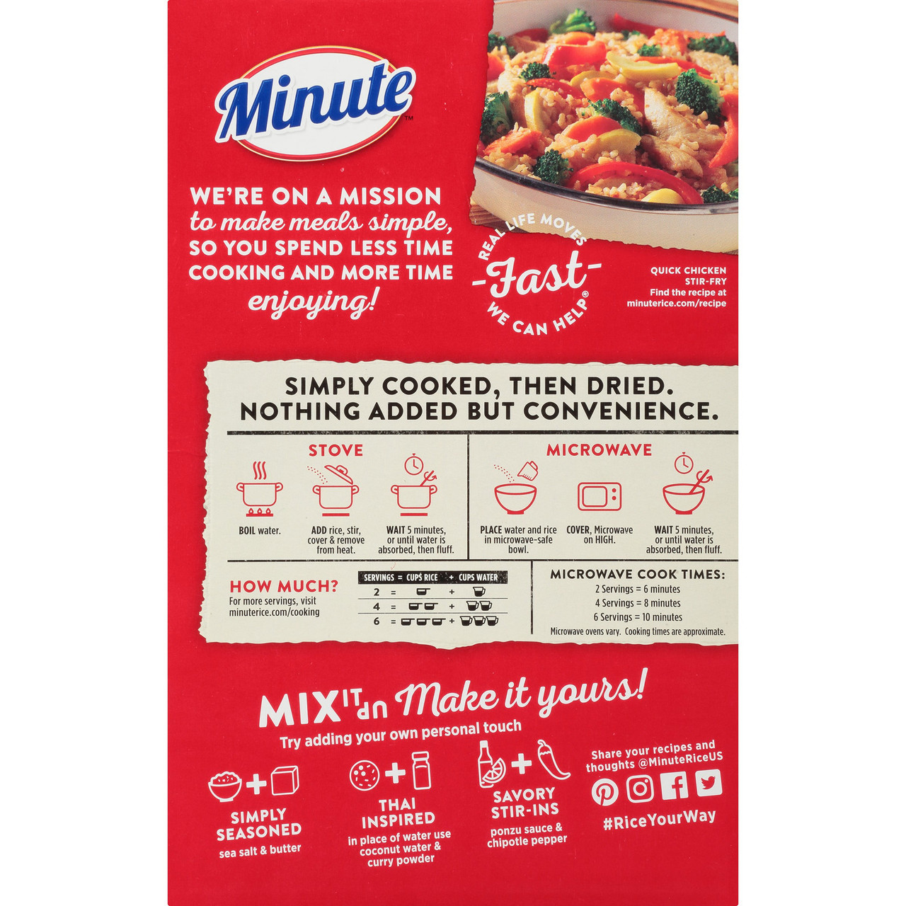 Minute Instant White Rice, Light and Fluffy, 28 oz - *Pre-Order