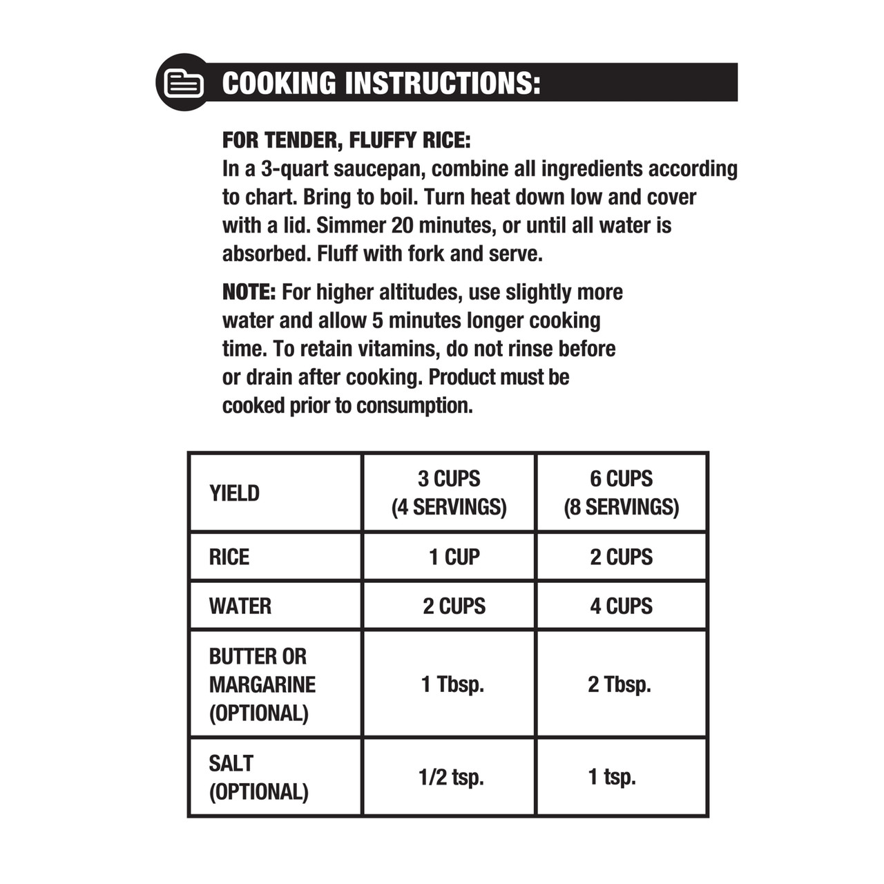 Great Value Long Grain Enriched Rice, 5 lbs - *Pre-Order