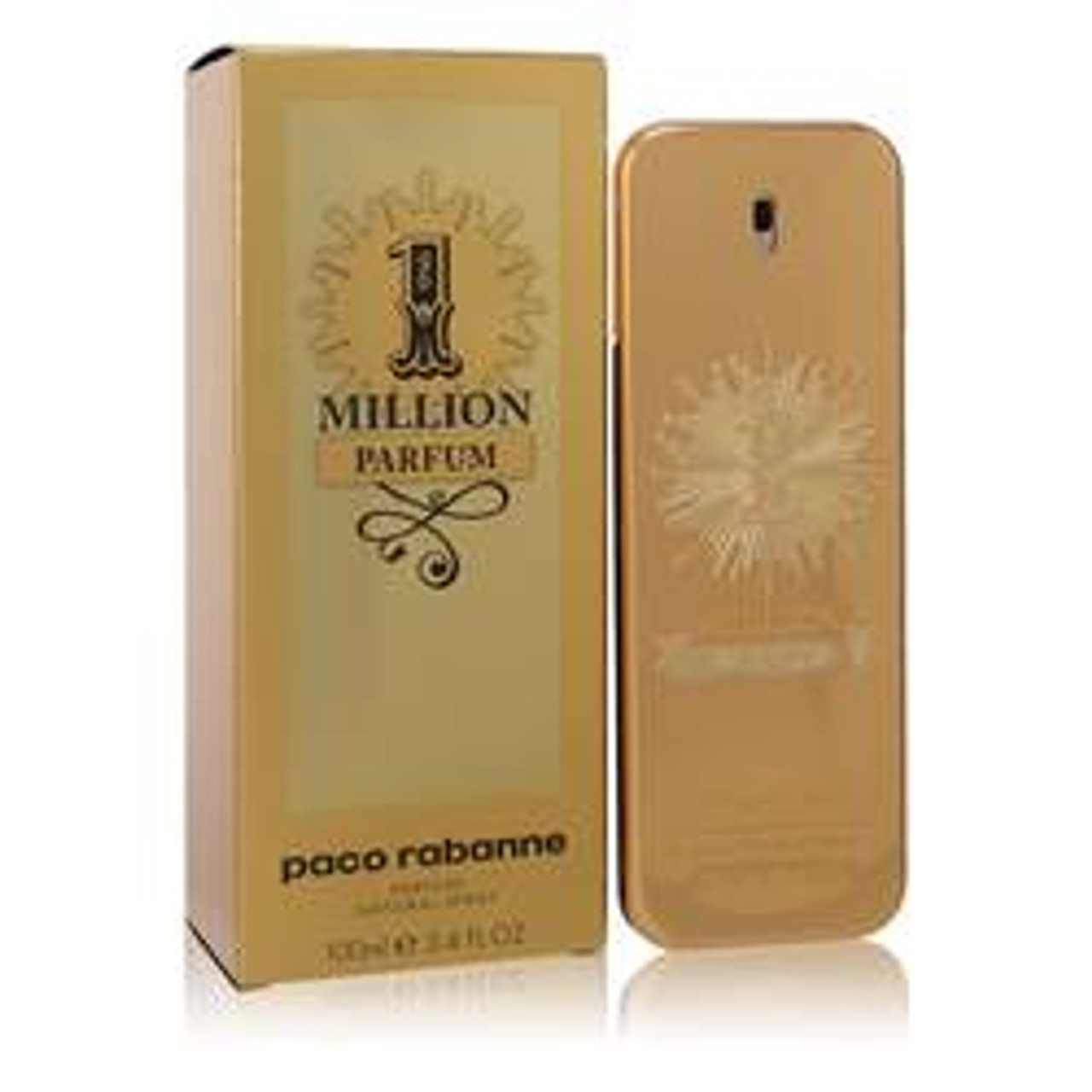 1 Million Parfum Cologne By Paco Rabanne Parfum Spray 3.4 oz for Men - *Pre-Order