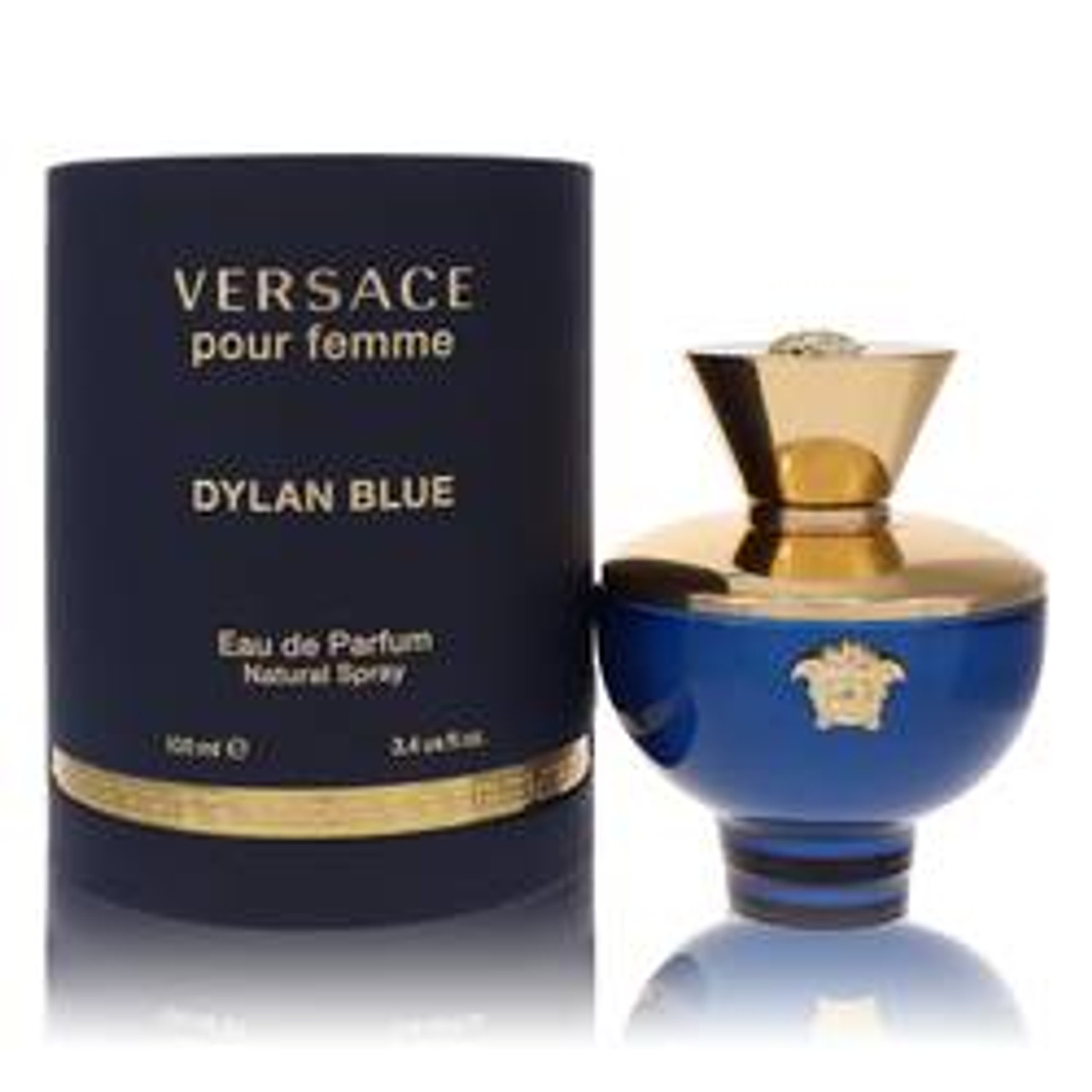 Versace Pour Femme Dylan Blue Perfume By Versace Eau De Parfum Spray 3.4 oz for Women - *Pre-Order