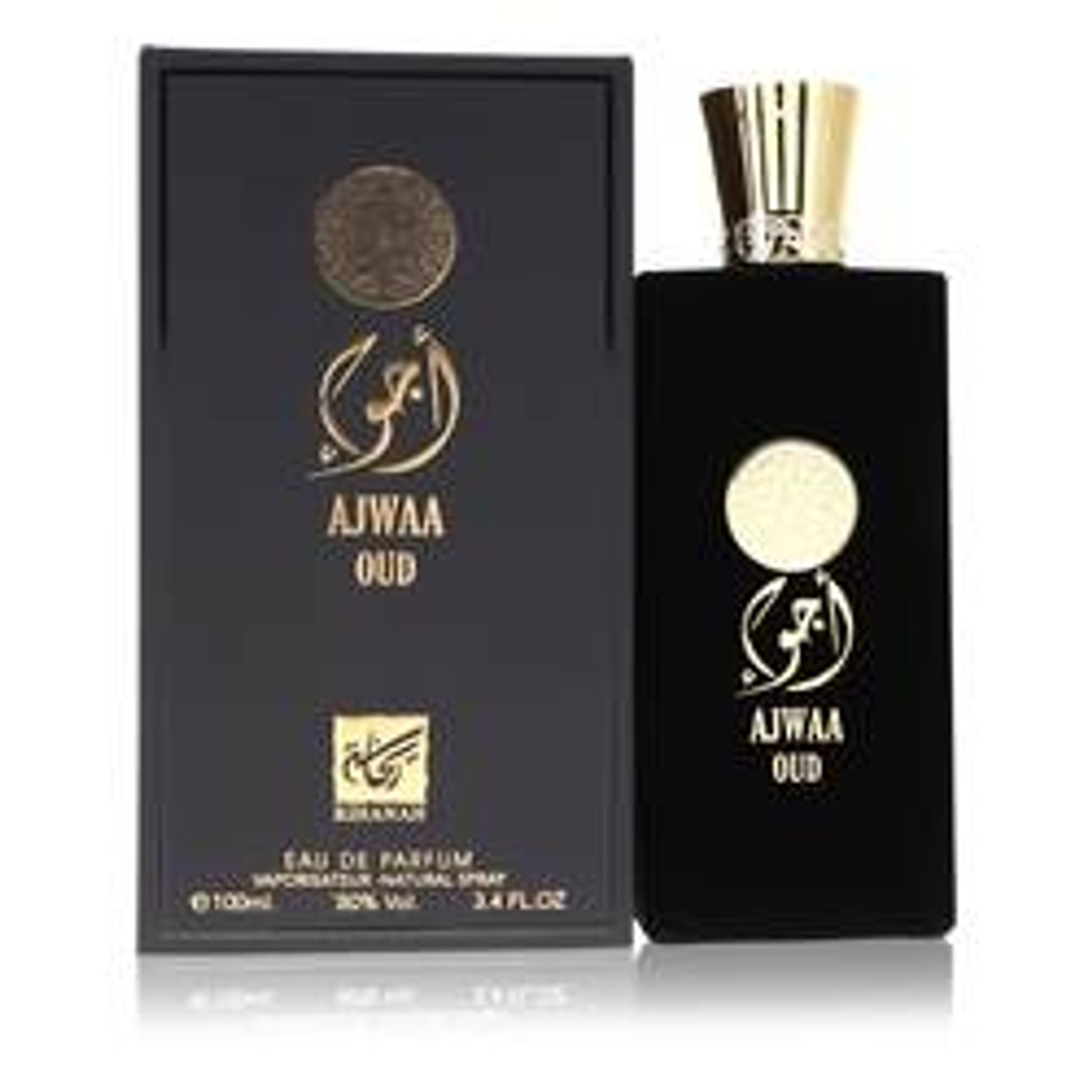 Ajwaa Oud Cologne By Rihanah Eau De Parfum Spray (Unisex) 3.4 oz for Men - [From 100.00 - Choose pk Qty ] - *Ships from Miami