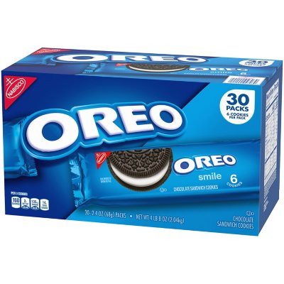 Nabisco Oreo Chocolate Sandwich Cookies (2.4 oz., 30 pk.) - *In Store