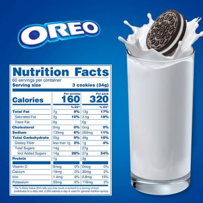 Nabisco Oreo Chocolate Sandwich Cookies (2.4 oz., 30 pk.) - *In Store