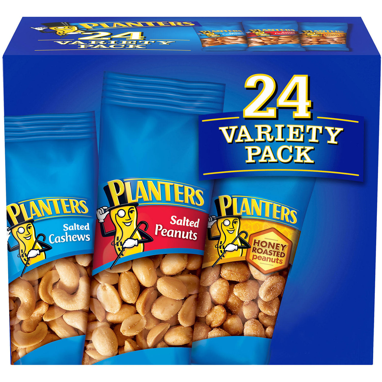 Planters Snack Nuts Variety Pack (1.75 oz. Pouches, 24 ct.) - *In Store