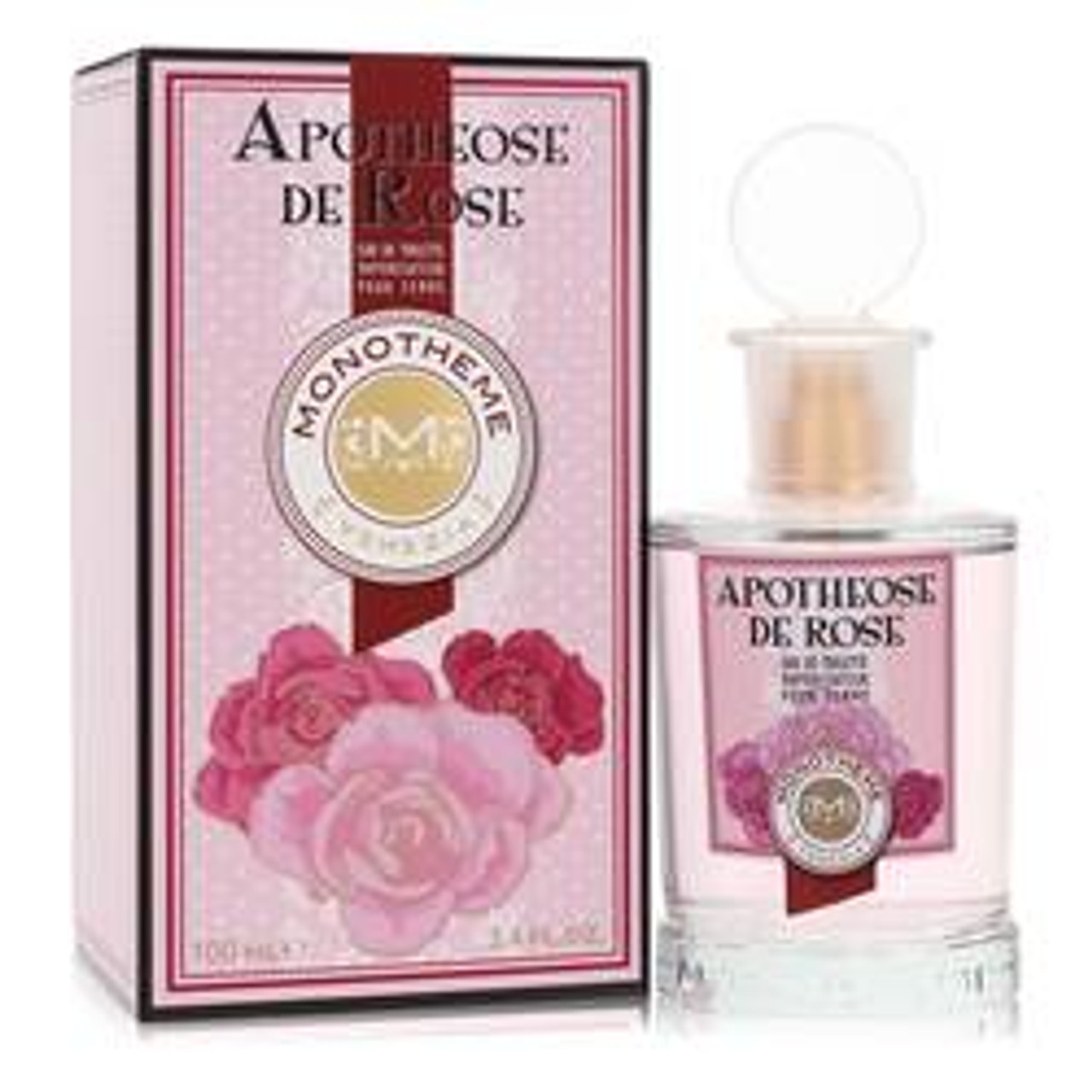 ApothAcose De Rose Perfume By Monotheme Eau De Toilette Spray 3.4 oz for Women - [From 63.00 - Choose pk Qty ] - *Ships from Miami