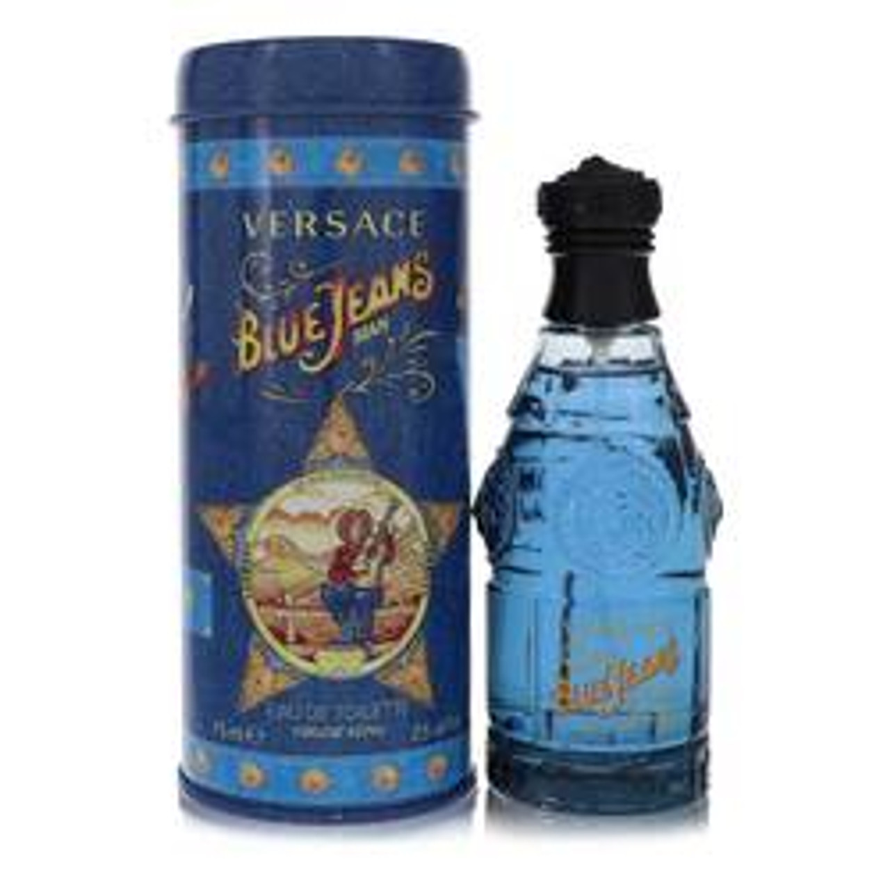 Blue Jeans Cologne By Versace Eau De Toilette Spray (New Packaging) 2.5 oz for Men - [From 67.00 - Choose pk Qty ] - *Ships from Miami