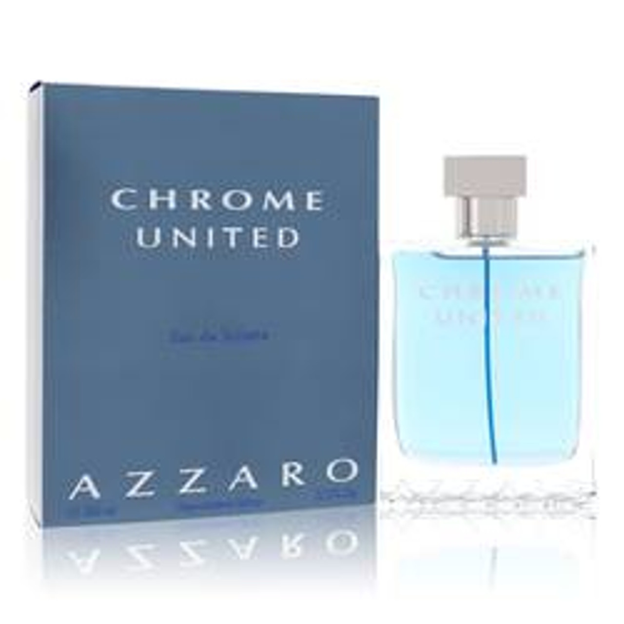 Chrome United Cologne By Azzaro Eau De Toilette Spray 3.4 oz for Men - [From 83.00 - Choose pk Qty ] - *Ships from Miami