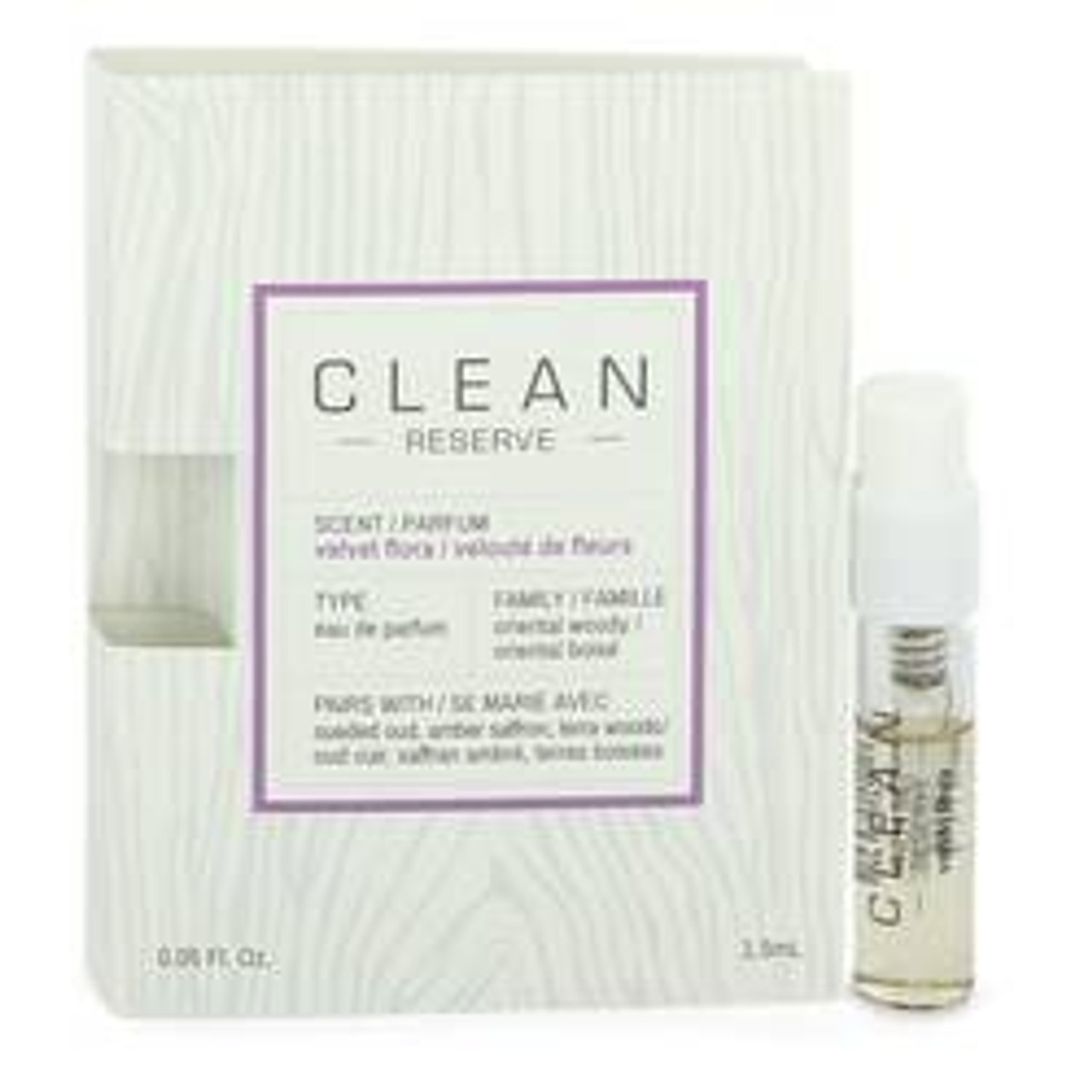 Clean Reserve Velvet Flora Perfume By Clean Vial (sample) 0.05 oz for Women - *Pre-Order