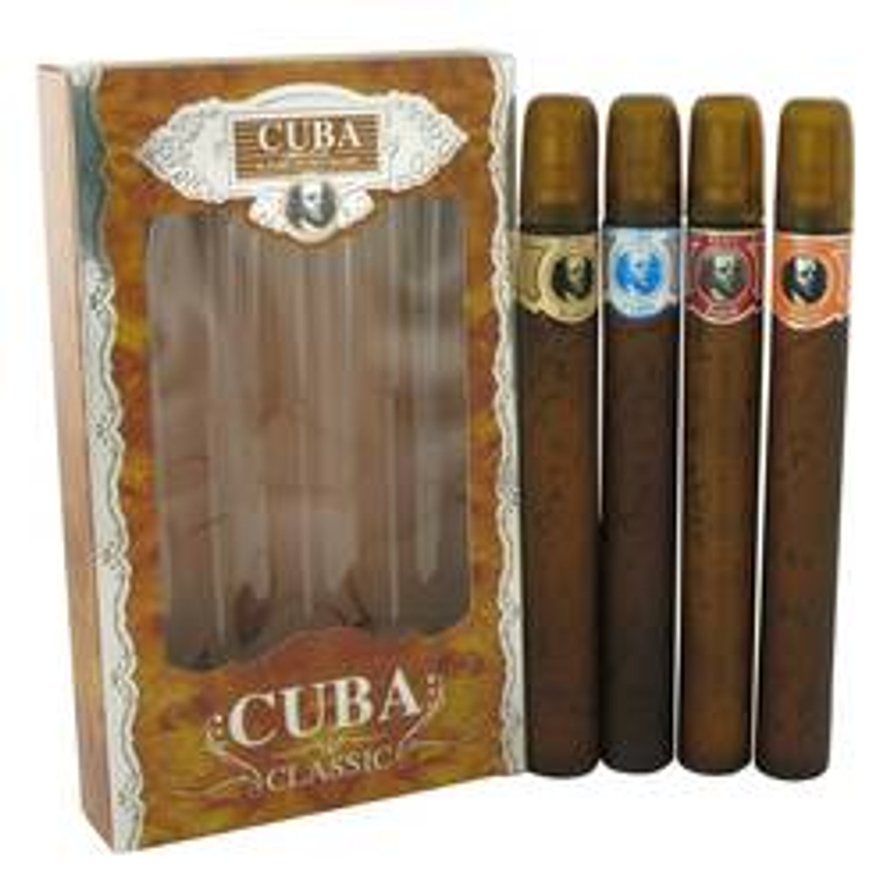 Cuba Blue Cologne By Fragluxe Gift Set Cuba Variety Set includes All Four 1.15 oz for Men - [From 31.00 - Choose pk Qty ] - *Ships from Miami