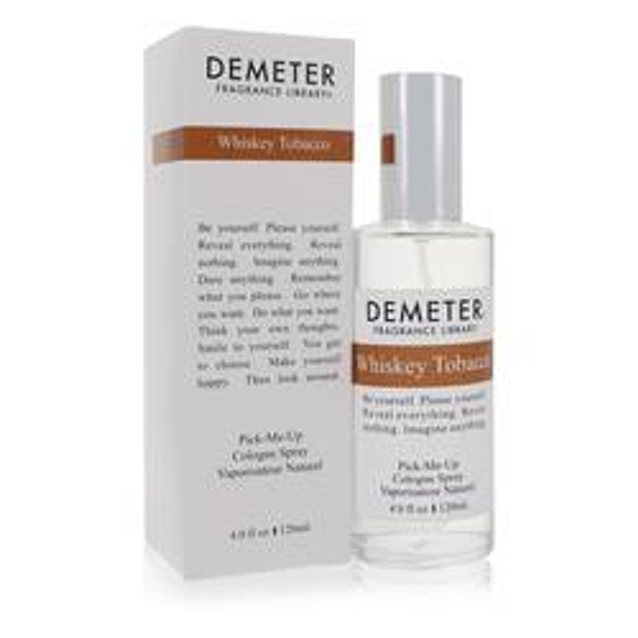 Demeter Whiskey Tobacco Cologne By Demeter Cologne Spray 4 oz for Men - [From 79.50 - Choose pk Qty ] - *Ships from Miami