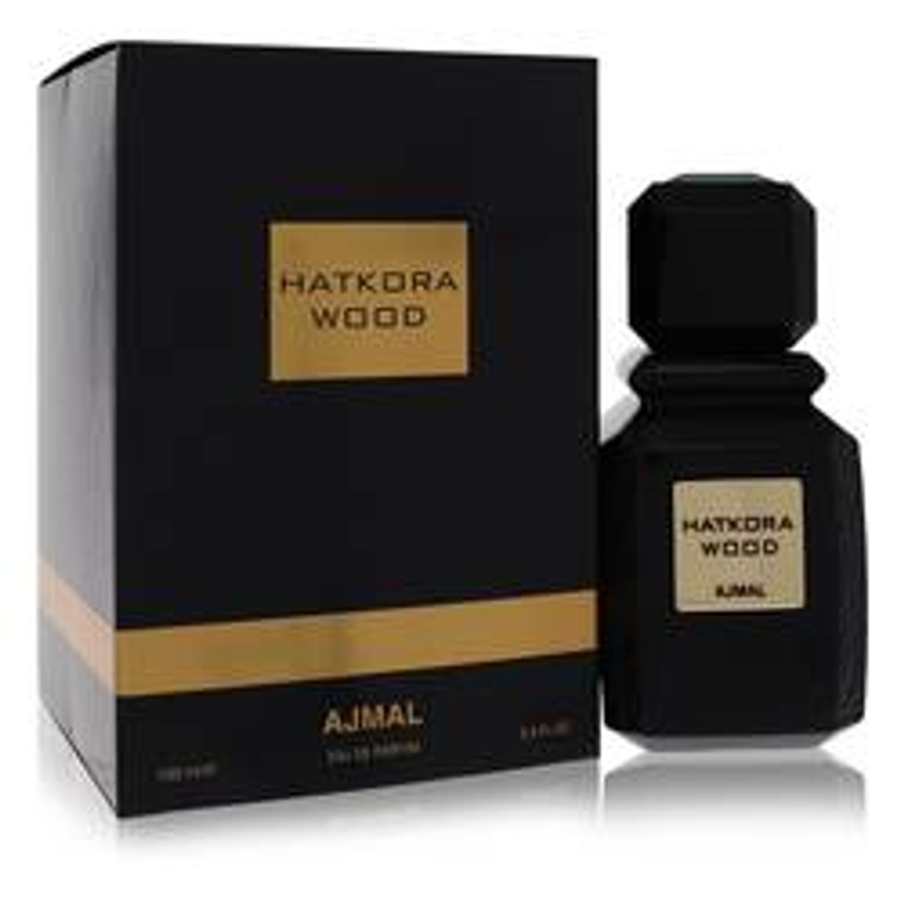 Hatkora Wood Cologne By Ajmal Eau De Parfum Spray (Unisex) 3.4 oz for Men - *Pre-Order