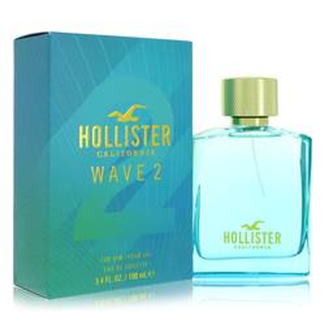 Hollister Wave 2 Cologne By Hollister Eau De Toilette Spray 3.4 oz for Men - [From 79.50 - Choose pk Qty ] - *Ships from Miami