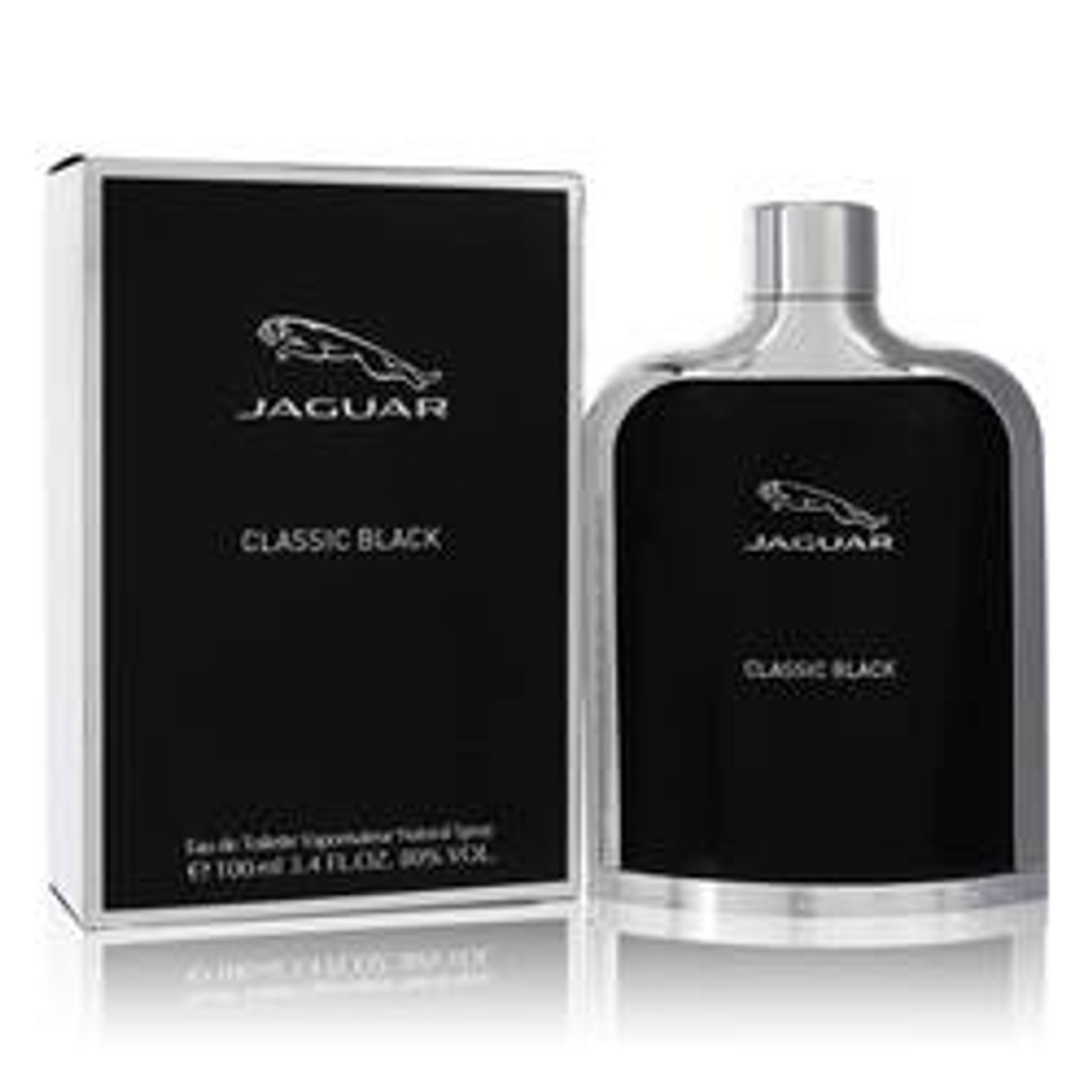 Jaguar Classic Black Cologne By Jaguar Eau De Toilette Spray 3.4 oz for Men - [From 43.00 - Choose pk Qty ] - *Ships from Miami