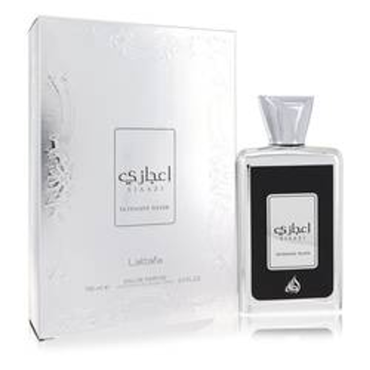 Lattafa Ejaazi Intensive Silver Perfume By Lattafa Eau De Parfum Spray (Unisex) 3.4 oz for Women - [From 71.00 - Choose pk Qty ] - *Ships from Miami