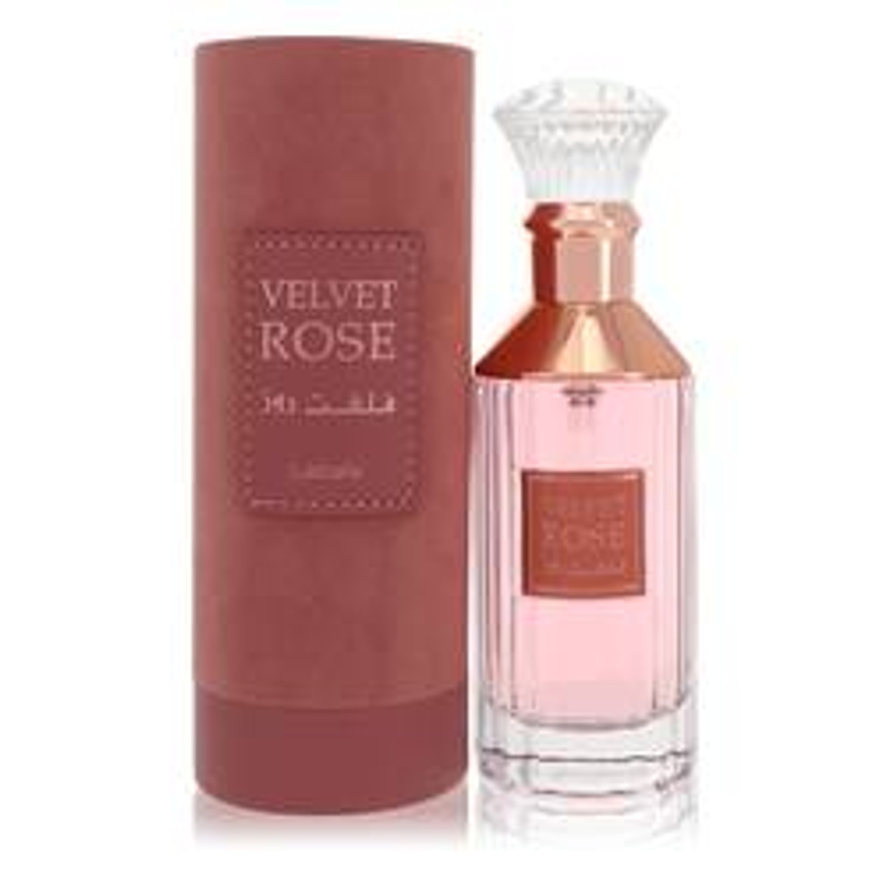 Lattafa Velvet Rose Perfume By Lattafa Eau De Parfum Spray (Unisex) 3.4 oz for Women - [From 71.00 - Choose pk Qty ] - *Ships from Miami