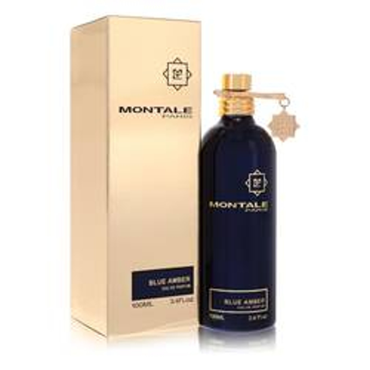 Montale Blue Amber Perfume By Montale Eau De Parfum Spray (Unisex) 3.4 oz for Women - *Pre-Order
