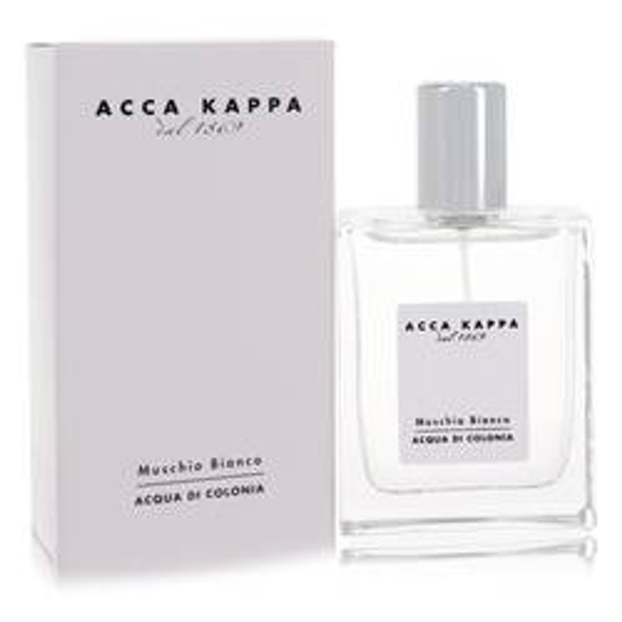 Muschio Bianco (white Musk/moss) Perfume By Acca Kappa Eau De Cologne Spray (Unisex) 1.7 oz for Women - *Pre-Order