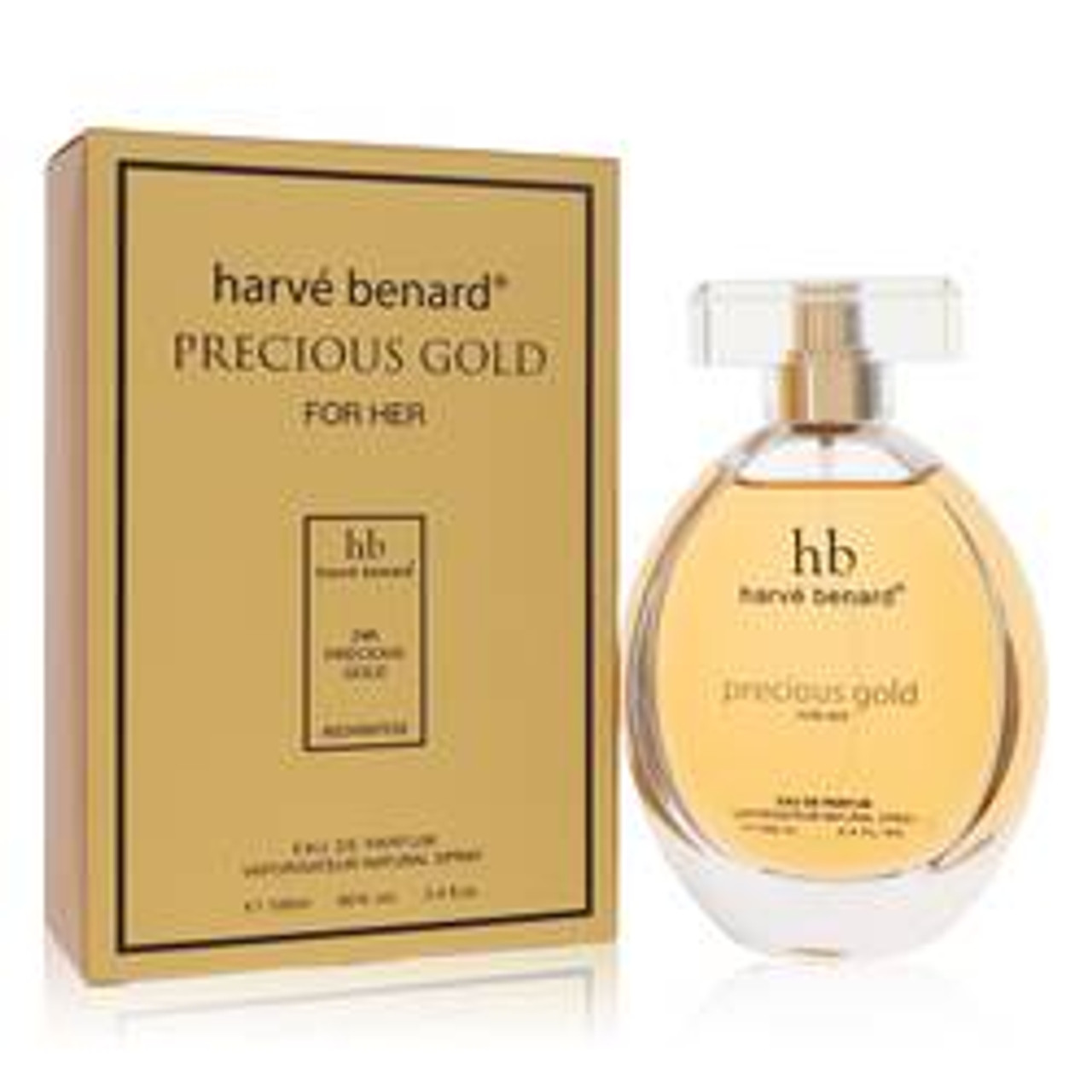 Precious Gold Perfume By Harve Benard Eau De Parfum Spray 3.4 oz for Women - [From 67.00 - Choose pk Qty ] - *Ships from Miami