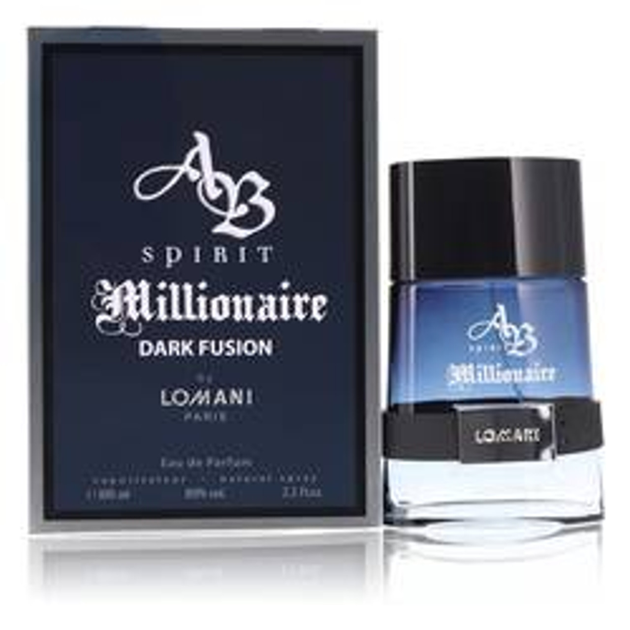 Spirit Millionaire Dark Fusion Cologne By Lomani Eau De Parfum Spray 3.3 oz for Men - [From 55.00 - Choose pk Qty ] - *Ships from Miami