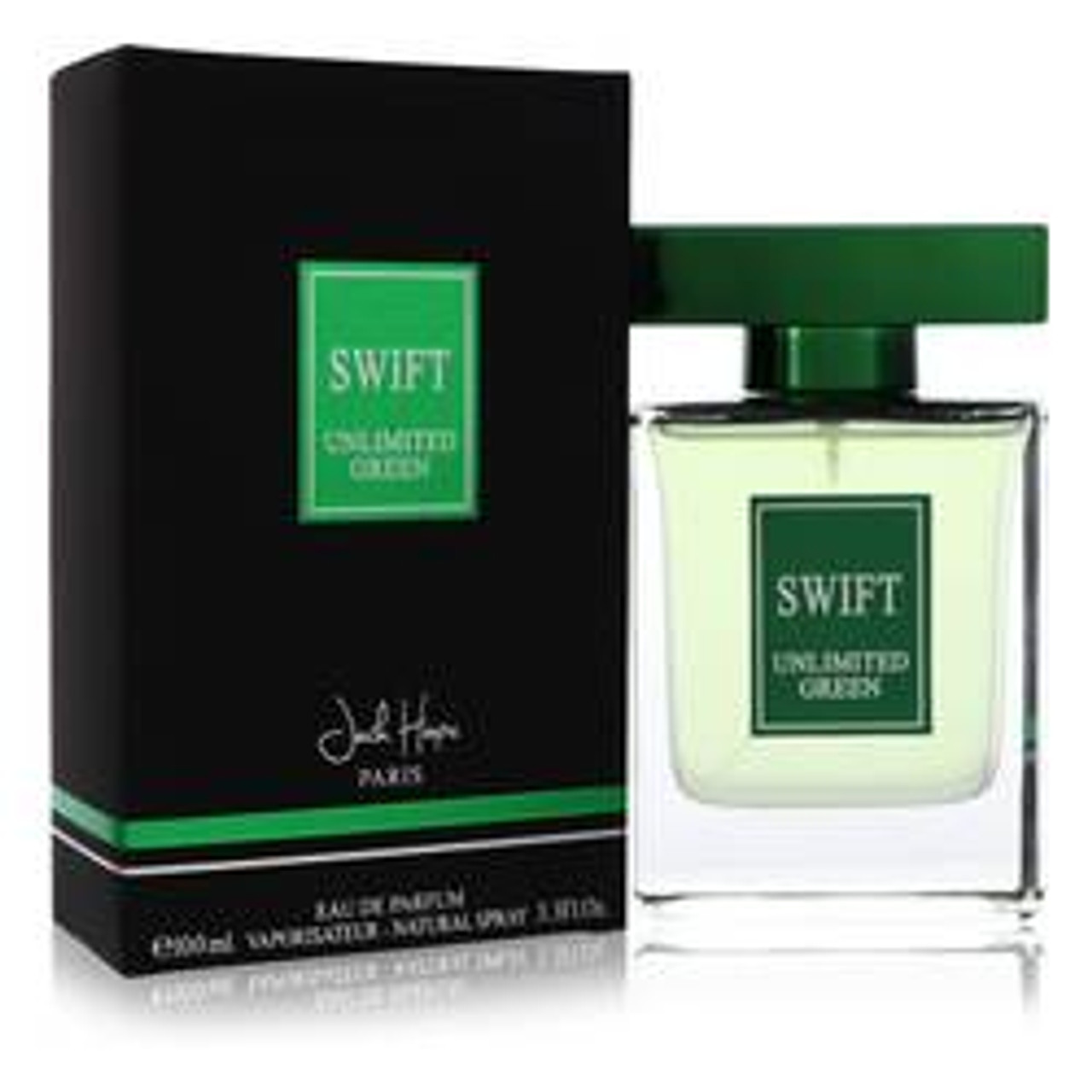 Swift Unlimited Green Cologne By Jack Hope Eau De Parfum Spray 3.3 oz for Men - [From 43.00 - Choose pk Qty ] - *Ships from Miami