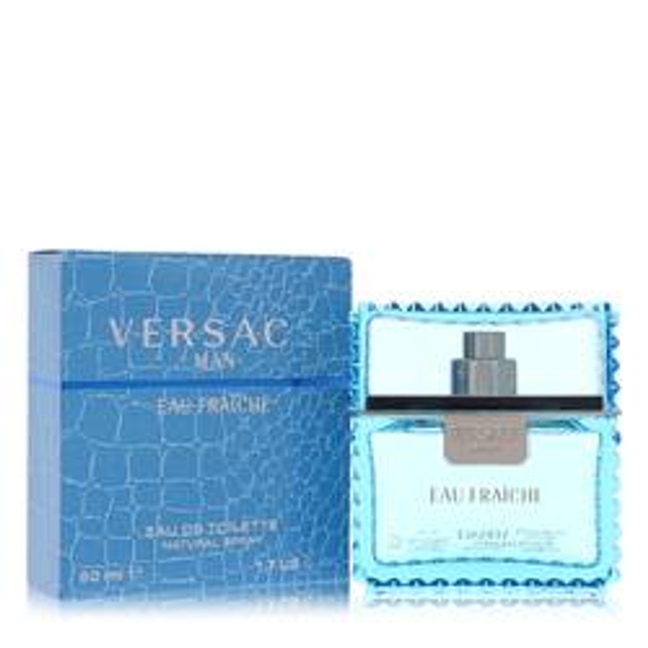 Versace Man Cologne By Versace Eau Fraiche Eau De Toilette Spray (Blue) 1.7 oz for Men - [From 116.00 - Choose pk Qty ] - *Ships from Miami