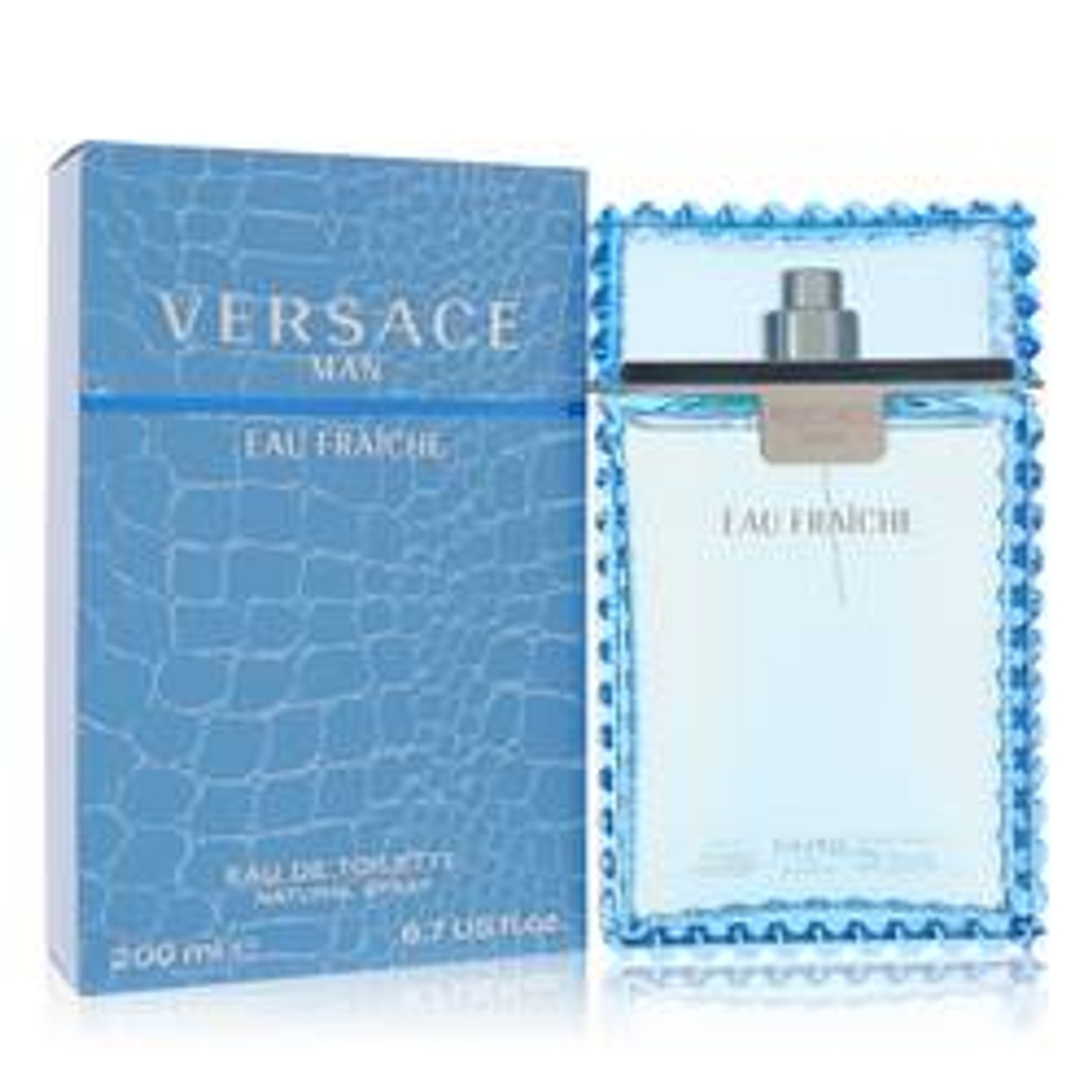 Versace Man Cologne By Versace Eau Fraiche Eau De Toilette Spray (Blue) 6.7 oz for Men - *Pre-Order