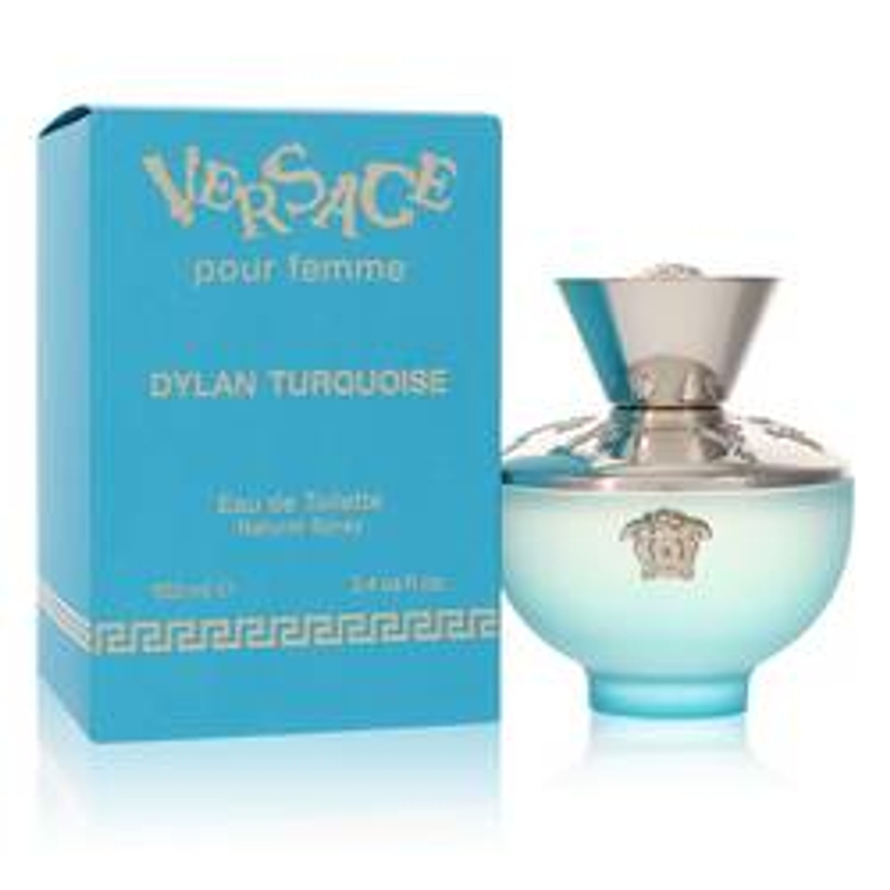 Versace Pour Femme Dylan Turquoise Perfume By Versace Eau De Toilette Spray 3.4 oz for Women - [From 144.00 - Choose pk Qty ] - *Ships from Miami