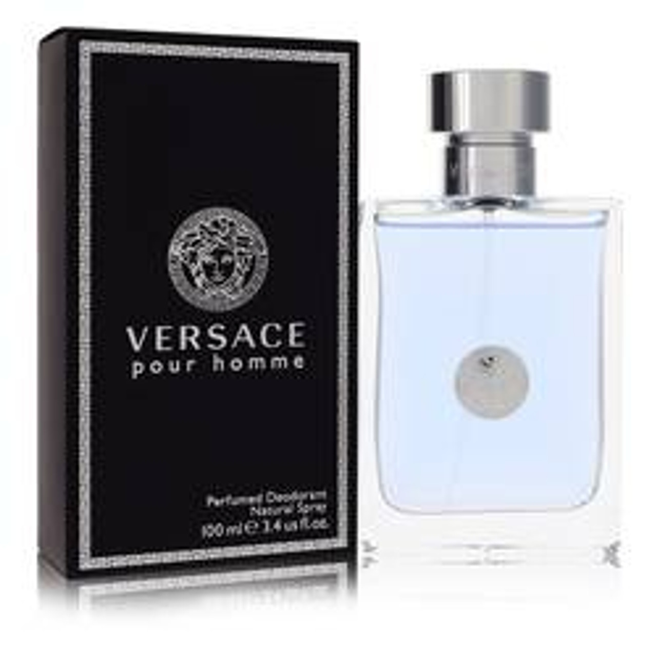 Versace Pour Homme Cologne By Versace Deodorant Spray 3.4 oz for Men - [From 120.00 - Choose pk Qty ] - *Ships from Miami