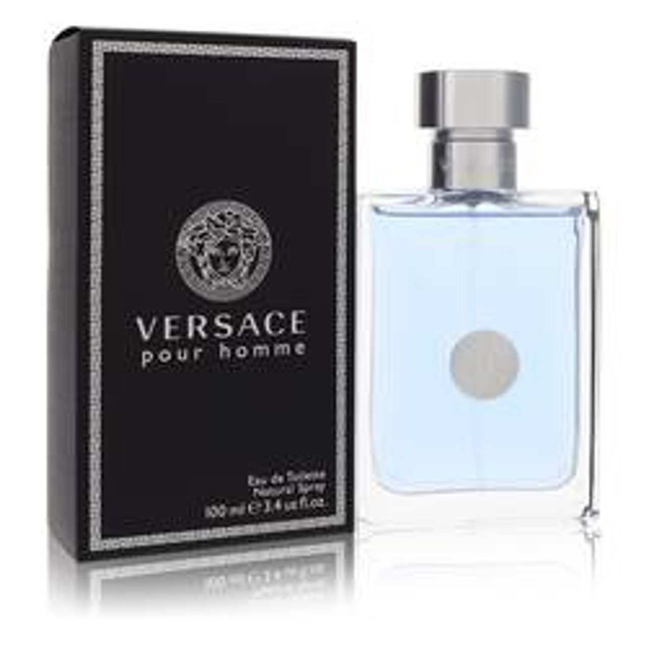Versace Pour Homme Cologne By Versace Eau De Toilette Spray 3.4 oz for Men - [From 152.00 - Choose pk Qty ] - *Ships from Miami