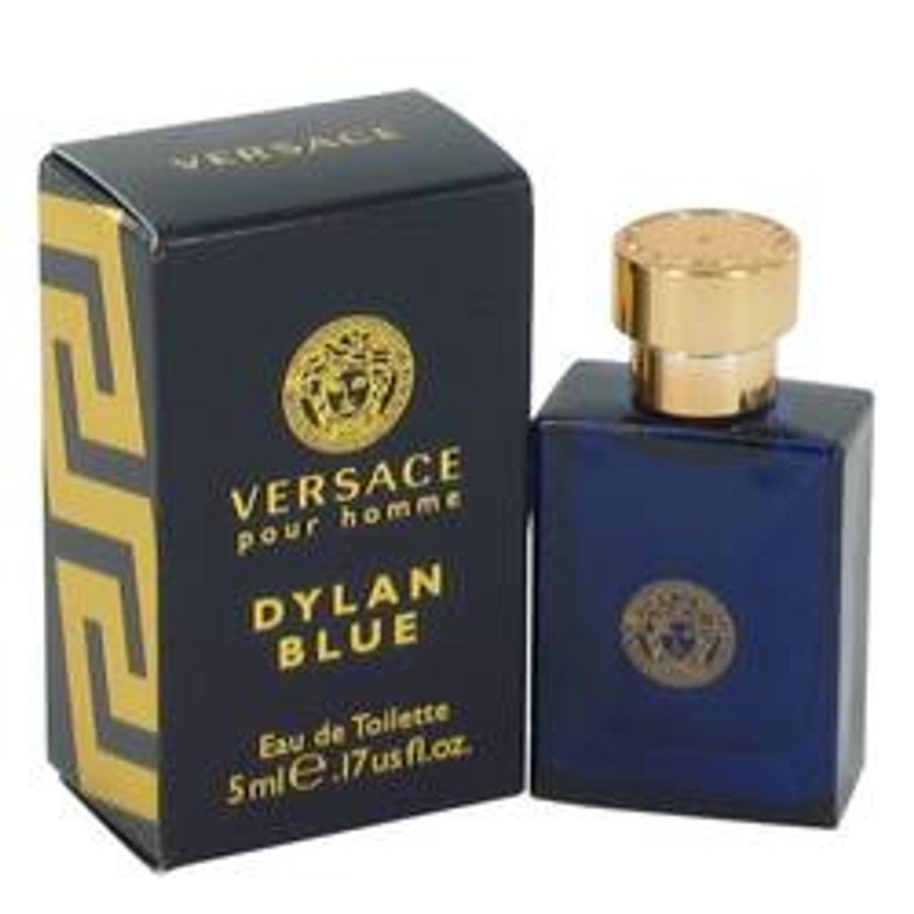 Versace Pour Homme Dylan Blue Cologne By Versace Mini EDT 0.17 oz for Men - [From 23.00 - Choose pk Qty ] - *Ships from Miami