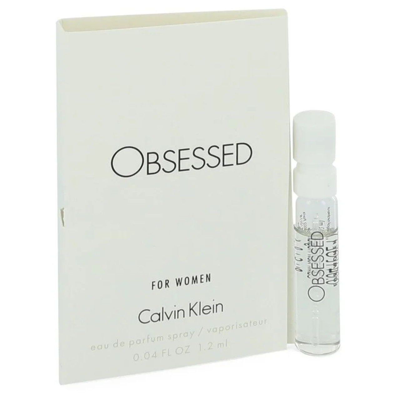 Obsessed Perfume By Calvin Klein Eau De Parfum Vial 0.04 oz for Women - *In Store