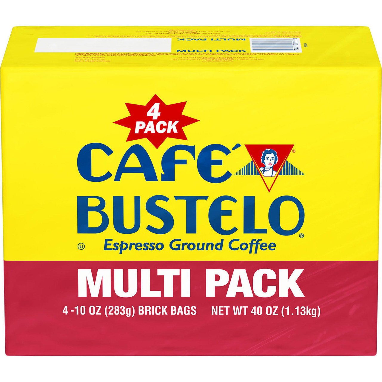 Café Bustelo Ground Coffee (40 oz., 4 pk.) - [From 71.00 - Choose pk Qty ] - *Ships from Miami
