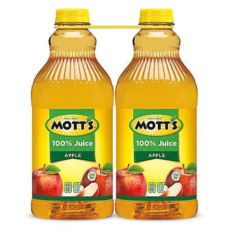 Mott's 100% Apple Juice (86 fl. oz., 2 pk.) - *In Store