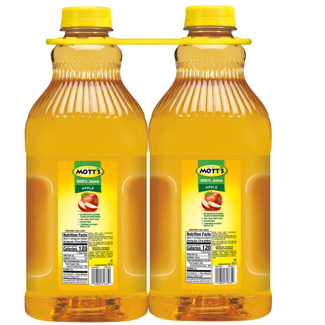 Mott's 100% Apple Juice (86 fl. oz., 2 pk.) - *Pre-Order