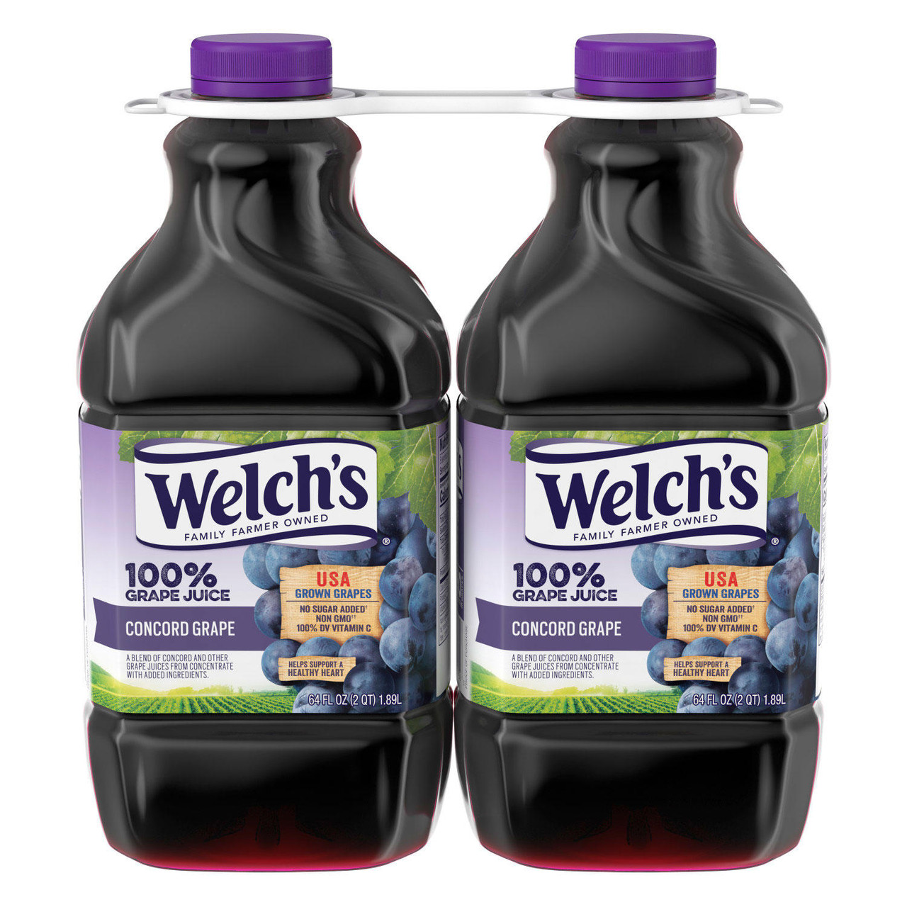 Welch's 100% Grape Juice (64 fl. oz., 2 pk.) - [From 45.00 - Choose pk Qty ] - *Ships from Miami