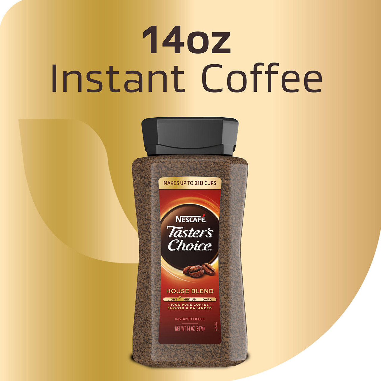 NESCAFE Taster's Choice House Blend Instant Coffee (14 oz.) - [From 57.00 - Choose pk Qty ] - *Ships from Miami