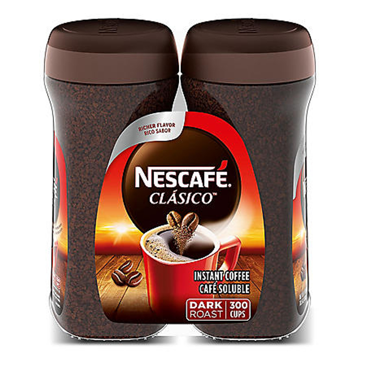 Nescafé Clasico Instant Coffee (21 oz., 2 pk.) - [From 71.00 - Choose pk Qty ] - *Ships from Miami