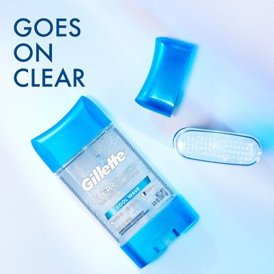 Gillette Cool Wave Clear Gel Men's Antiperspirant and Deodorant (3.8 oz., 5 pk.) - [From 59.00 - Choose pk Qty ] - *Ships from Miami