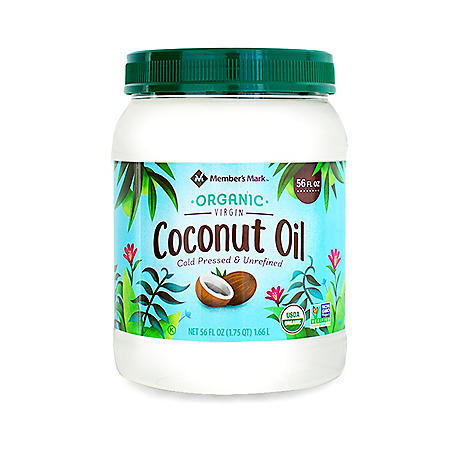 Member's Mark Organic Virgin Coconut Oil (56 oz.) - [From 47.00 - Choose pk Qty ] - *Ships from Miami