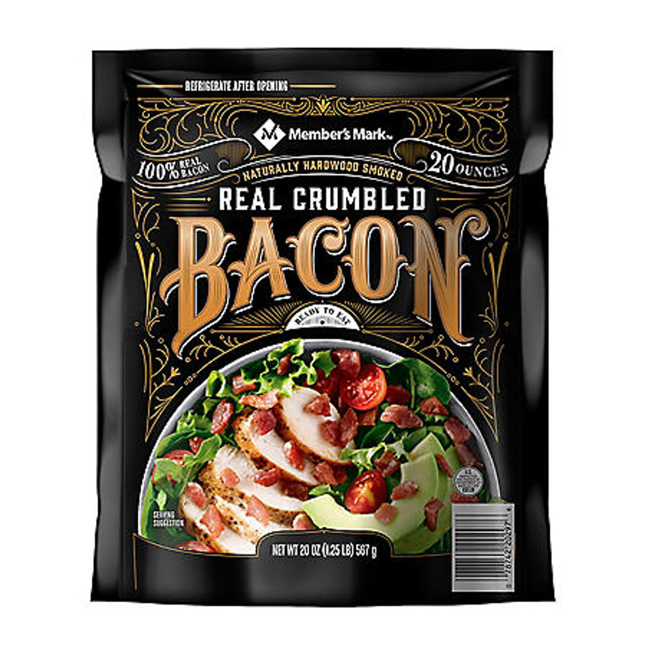 Member's Mark Real Crumbled Bacon (20 oz.) - [From 37.00 - Choose pk Qty ] - *Ships from Miami
