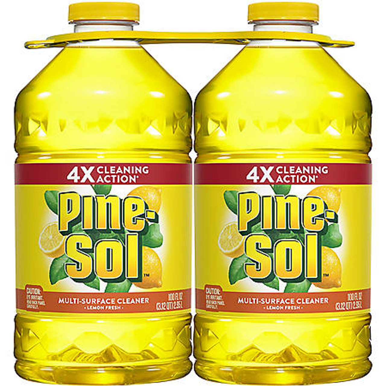 Pine-Sol All Purpose Multi-Surface Cleaner, Lemon Fresh (100 fl. oz./bottle, 2 pk.) - [From 54.00 - Choose pk Qty ] - *Ships from Miami