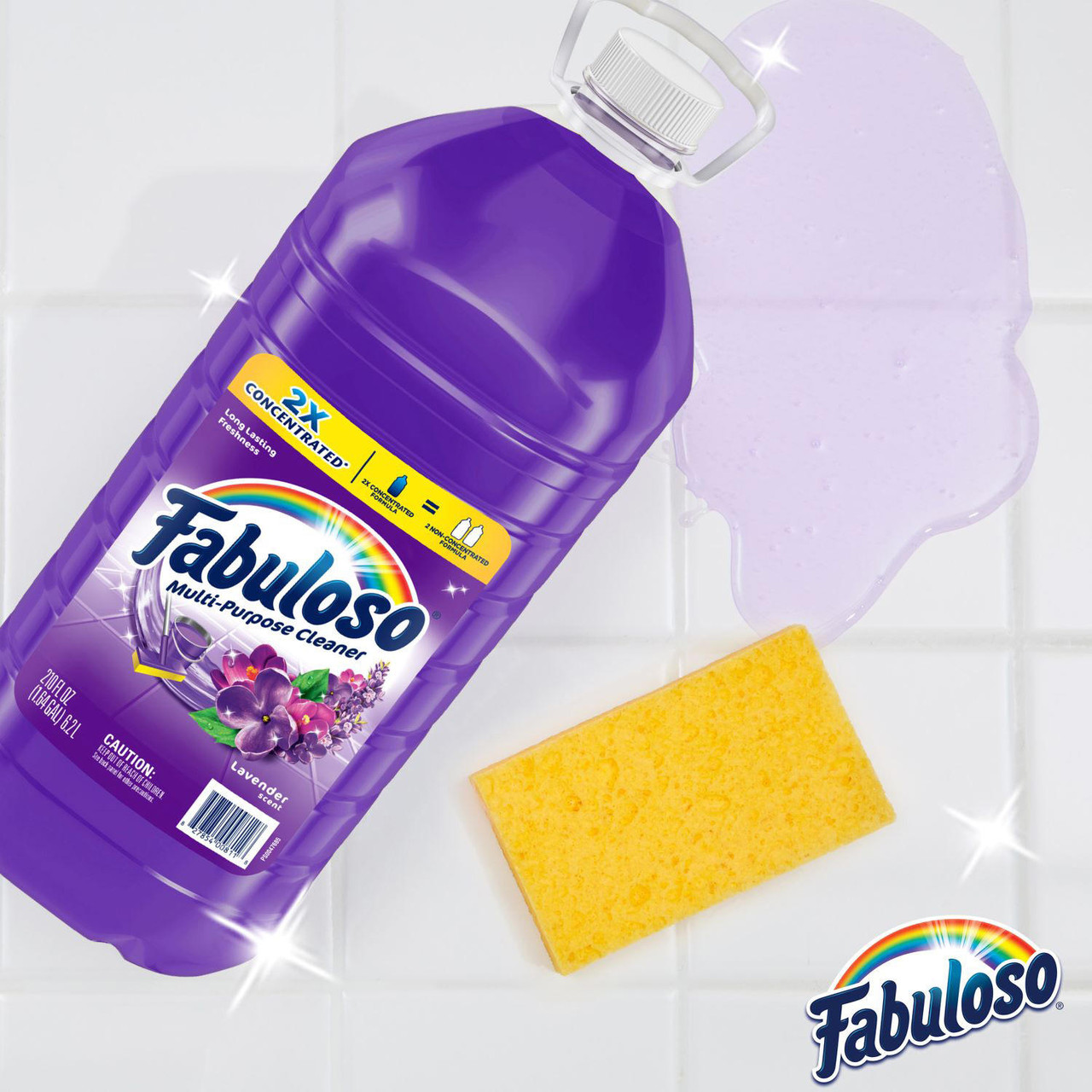 Fabuloso 2X Concentrated Multi-Purpose Cleaner, Lavender (210 fl. oz.) - [From 43.00 - Choose pk Qty ] - *Ships from Miami